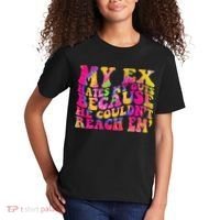 Tie Dye My Ex Hates My Guts Because He Couldn't Reach Em' Kids T-Shirt thumb 2