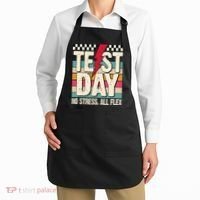Test Day No Stress All Flex Funny Motivational Testing Day Apron thumb 2