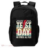 Test Day No Stress All Flex Funny Motivational Testing Day Backpack thumb 0