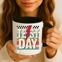 Test Day No Stress All Flex Funny Motivational Testing Day Coffee Mug thumb 3