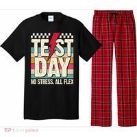 Test Day No Stress All Flex Funny Motivational Testing Day Pajama Set thumb 0