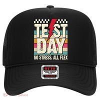 Test Day No Stress All Flex Funny Motivational Testing Day Hat thumb 0