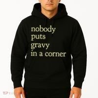 Thanksgiving Dinner Nobody Puts Gravy In A Corner Hoodie thumb 2