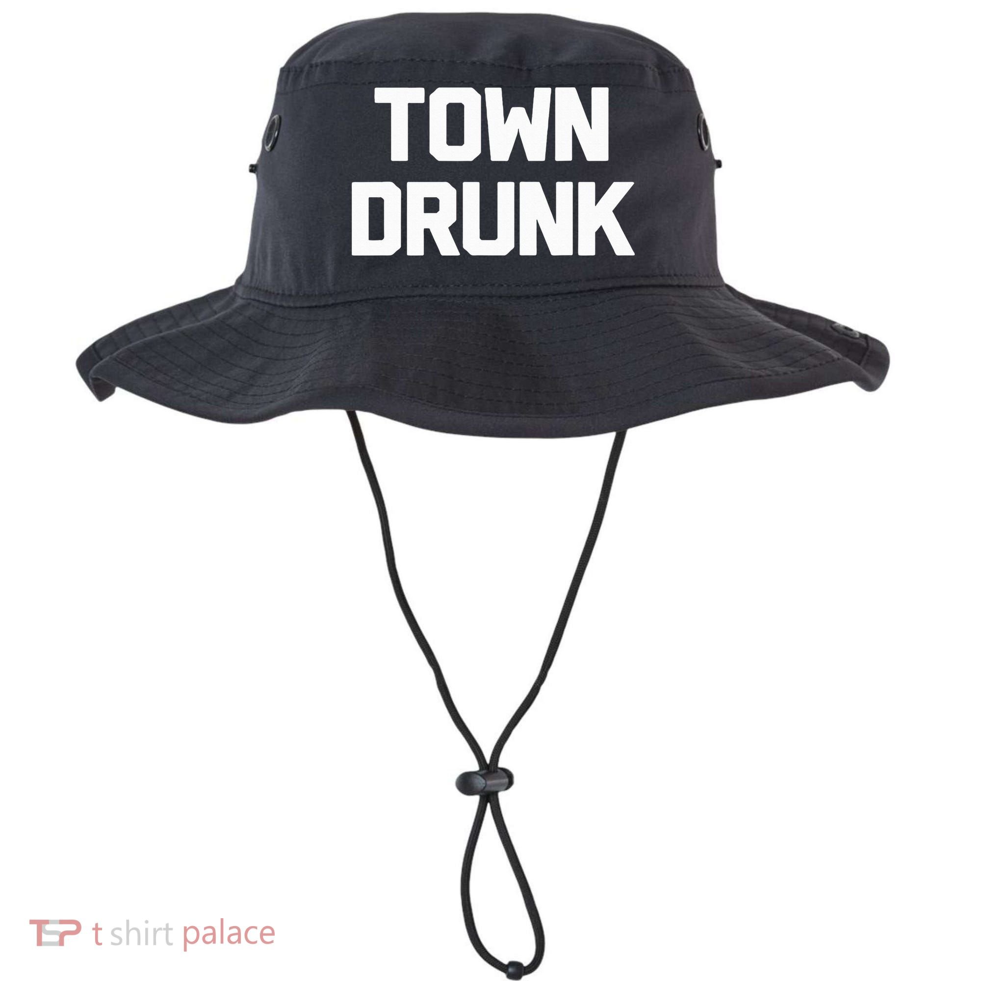 Town Drunk Novelty Saying Alcohol Drinking Gift Bucket Hat