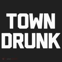 Town Drunk Novelty Saying Alcohol Drinking Gift Beanie thumb 2