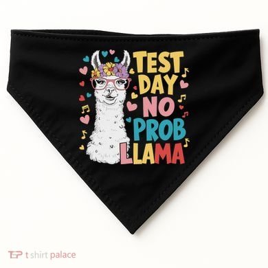Test Day No Prob Llama Llama Teacher Testing Day USA-Made Doggie Bandana