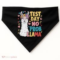 Test Day No Prob Llama Llama Teacher Testing Day USA-Made Doggie Bandana thumb 0