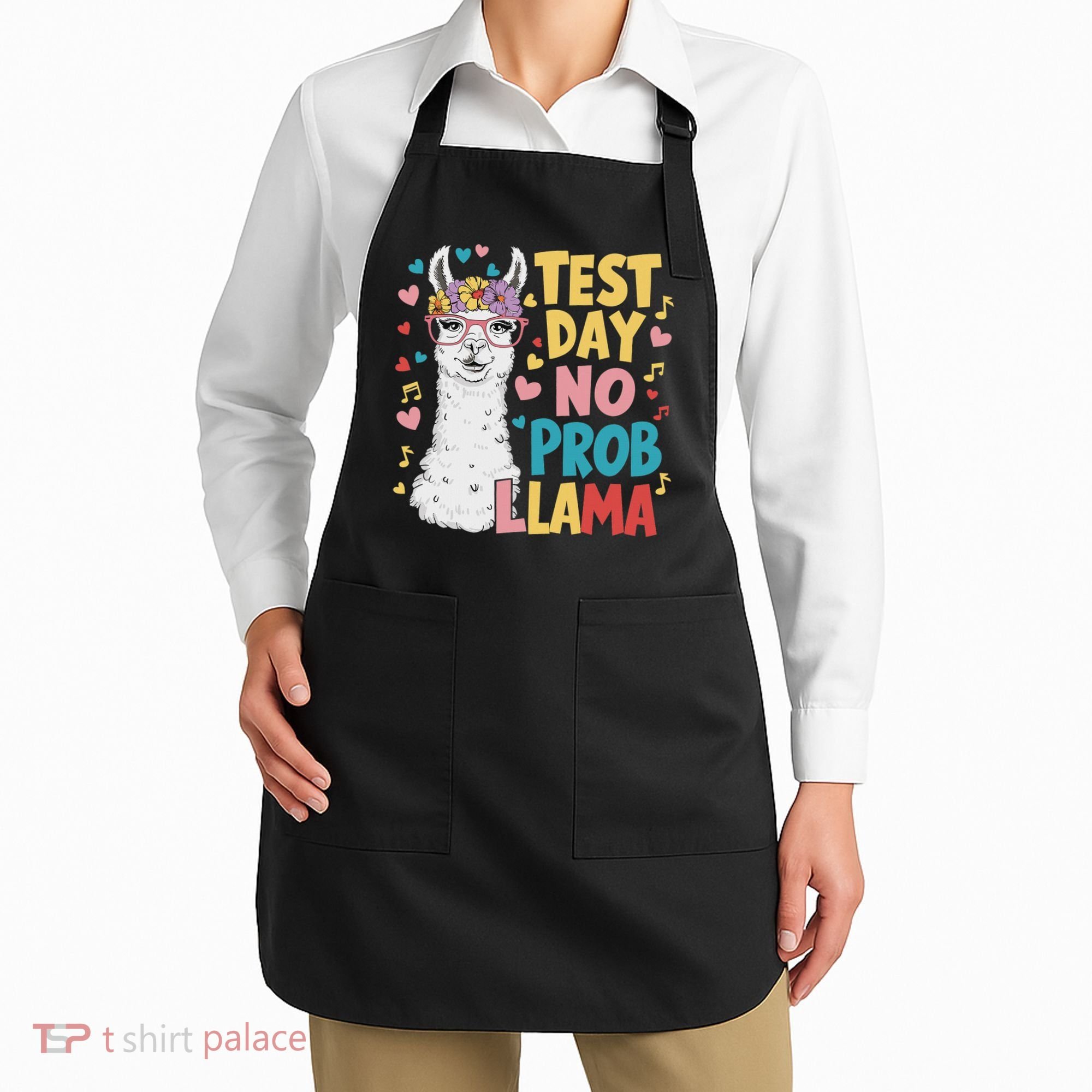 Test Day No Prob Llama Llama Teacher Testing Day Apron