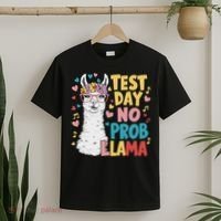 Test Day No Prob Llama Llama Teacher Testing Day T-Shirt thumb 2