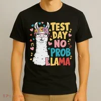 Test Day No Prob Llama Llama Teacher Testing Day T-Shirt thumb 3