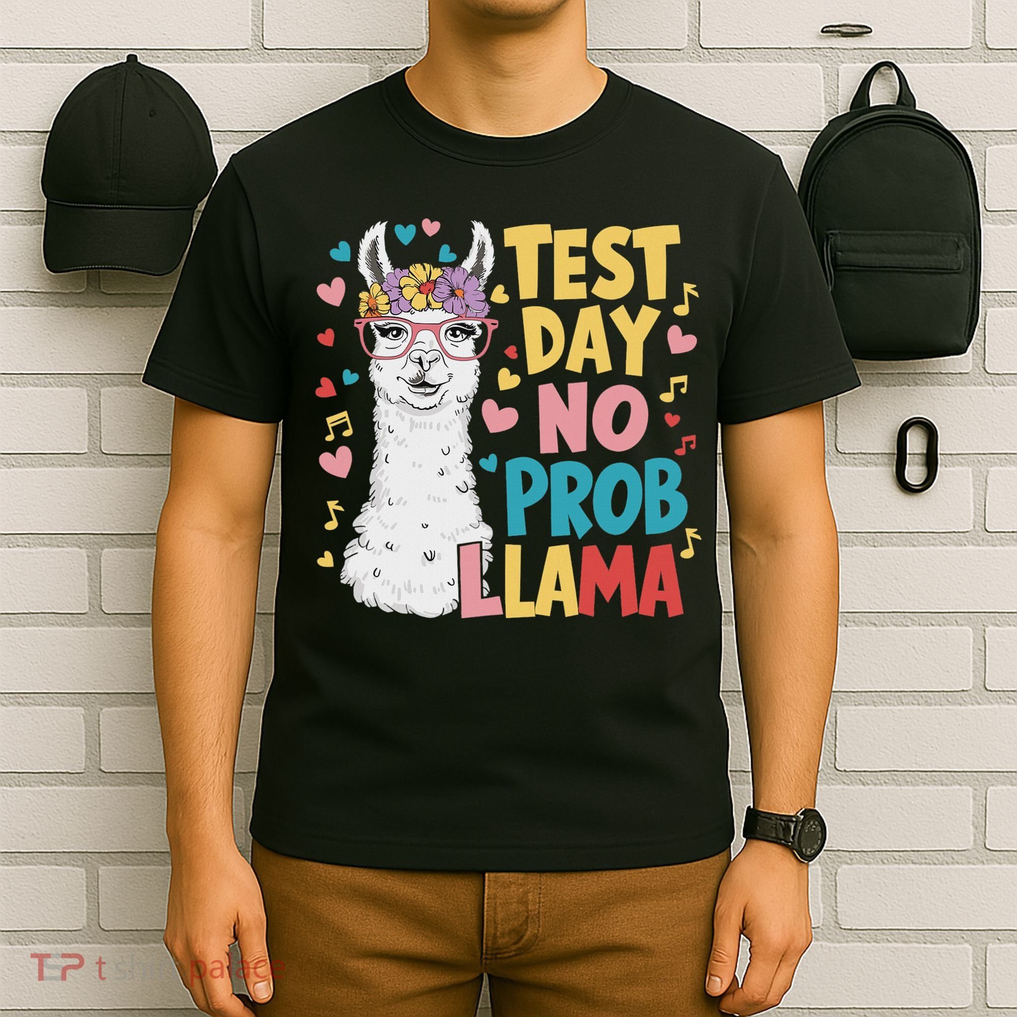 Test Day No Prob Llama Llama Teacher Testing Day T-Shirt