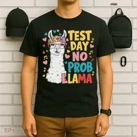 Test Day No Prob Llama Llama Teacher Testing Day T-Shirt thumb 6