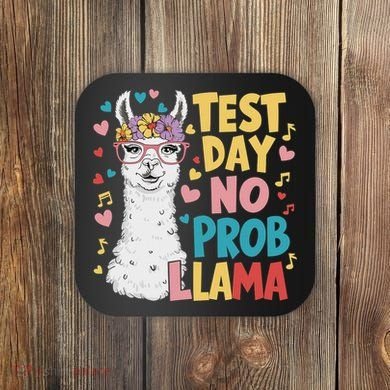 Test Day No Prob Llama Llama Teacher Testing Day Coaster