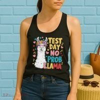 Test Day No Prob Llama Llama Teacher Testing Day Women's Tank Top thumb 2
