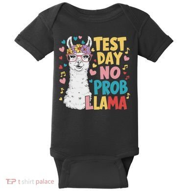 Test Day No Prob Llama Llama Teacher Testing Day Baby Bodysuit