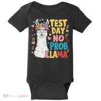 Test Day No Prob Llama Llama Teacher Testing Day Baby Bodysuit thumb 0