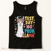 Test Day No Prob Llama Llama Teacher Testing Day Tank Top thumb 2