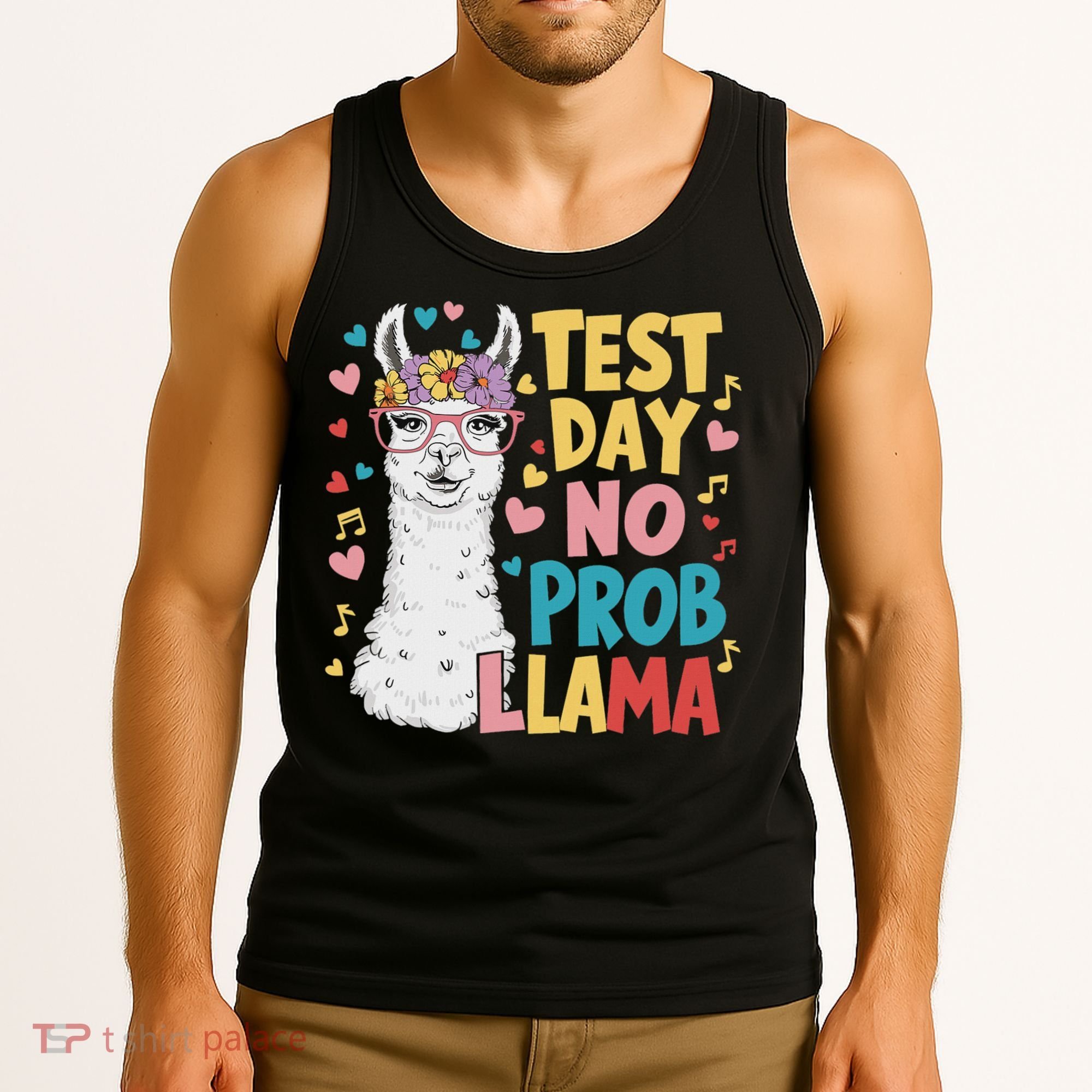 Test Day No Prob Llama Llama Teacher Testing Day Tank Top