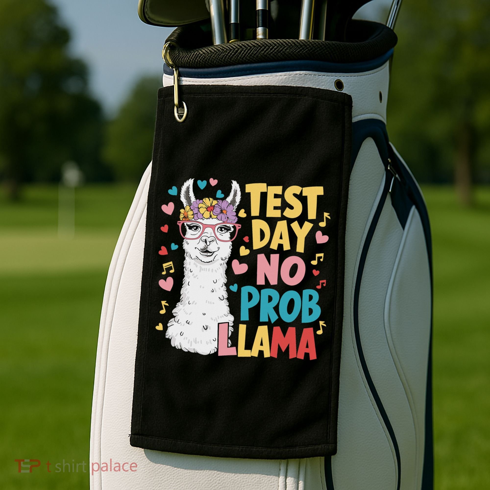 Test Day No Prob Llama Llama Teacher Testing Day Golf Towel
