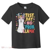 Test Day No Prob Llama Llama Teacher Testing Day Toddler T-Shirt thumb 0
