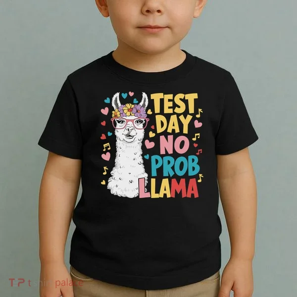 Test Day No Prob Llama Llama Teacher Testing Day Toddler T-Shirt