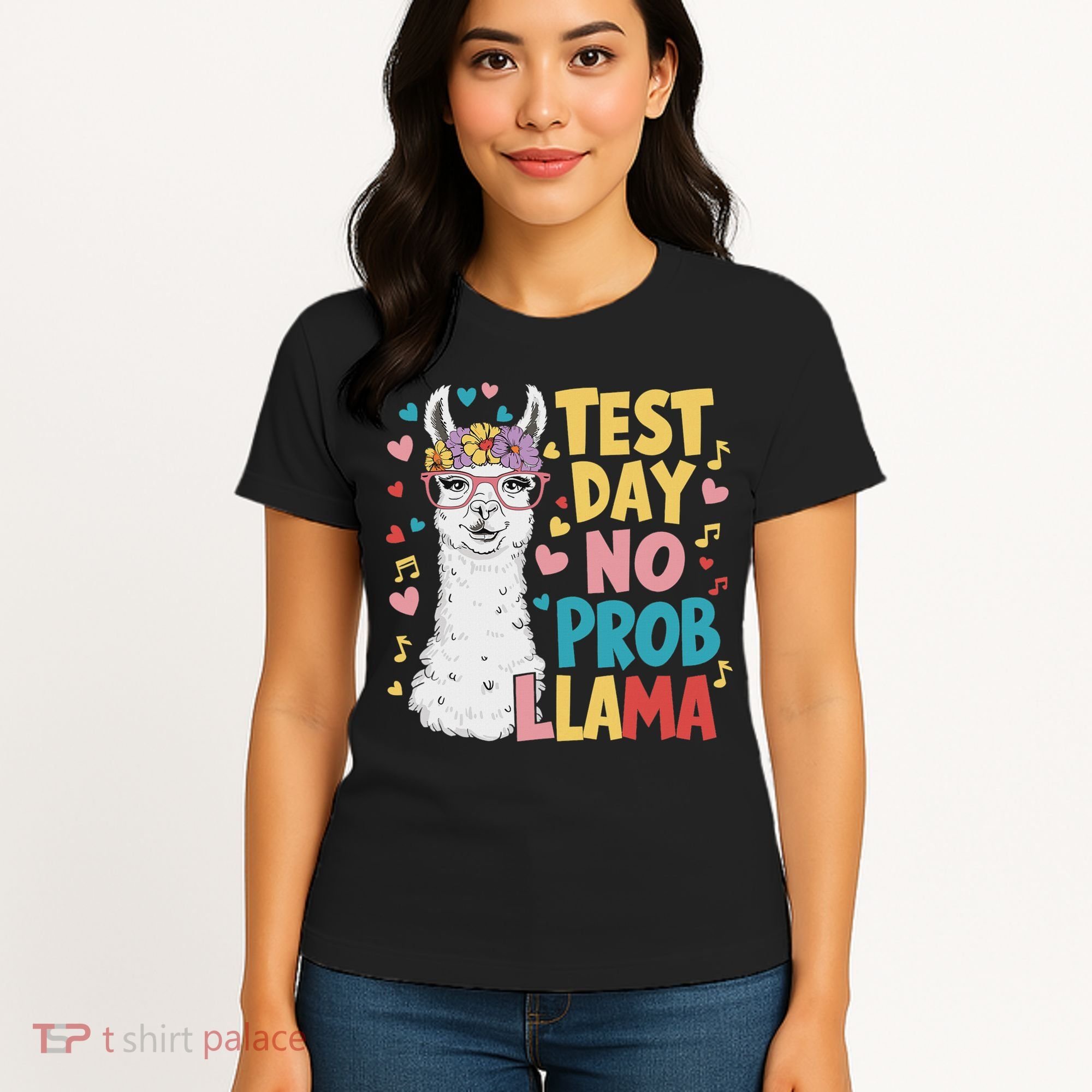 Test Day No Prob Llama Llama Teacher Testing Day Women's T-Shirt