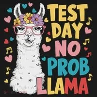 Test Day No Prob Llama Llama Teacher Testing Day Women's T-Shirt thumb 6