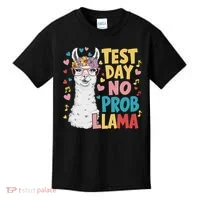 Test Day No Prob Llama Llama Teacher Testing Day Kids T-Shirt thumb 0