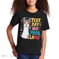 Test Day No Prob Llama Llama Teacher Testing Day Kids T-Shirt thumb 2