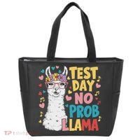 Test Day No Prob Llama Llama Teacher Testing Day Tote Bag thumb 0