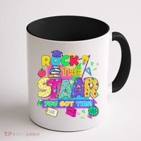 Test Day New- Rock The Test Teacher Testing Day You Got Coffee Mug thumb 1