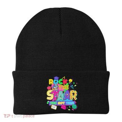 Test Day New- Rock The Test Teacher Testing Day You Got Beanie