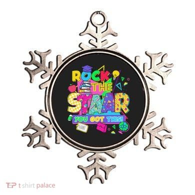 Test Day New- Rock The Test Teacher Testing Day You Got Ornament