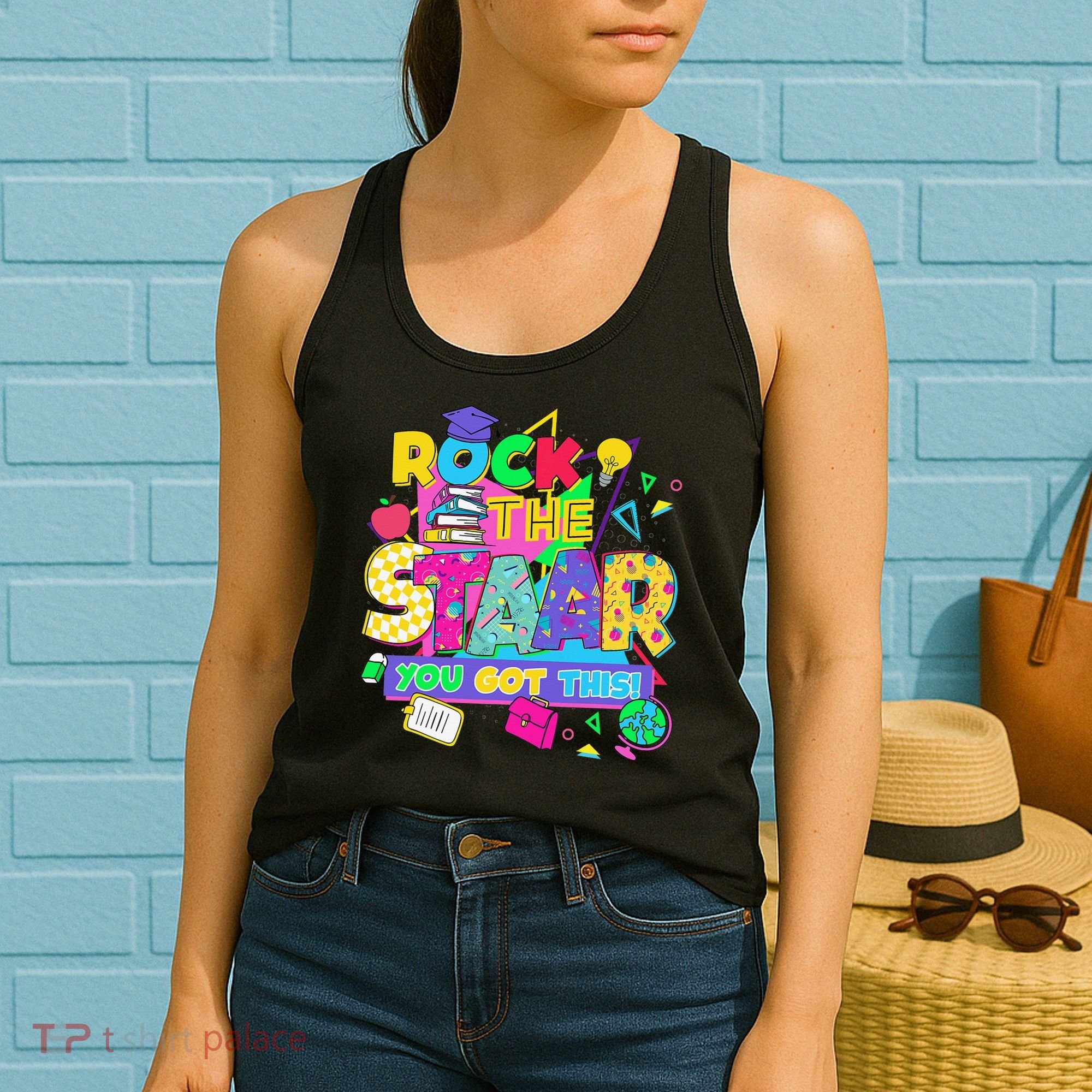 Test Day New- Rock The Test Teacher Testing Day You Got Women's Tank Top