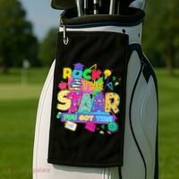 Test Day New- Rock The Test Teacher Testing Day You Got Golf Towel thumb 2