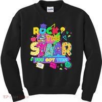 Test Day New- Rock The Test Teacher Testing Day You Got Kids Sweatshirt thumb 0