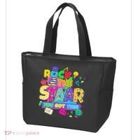 Test Day New- Rock The Test Teacher Testing Day You Got Tote Bag thumb 3