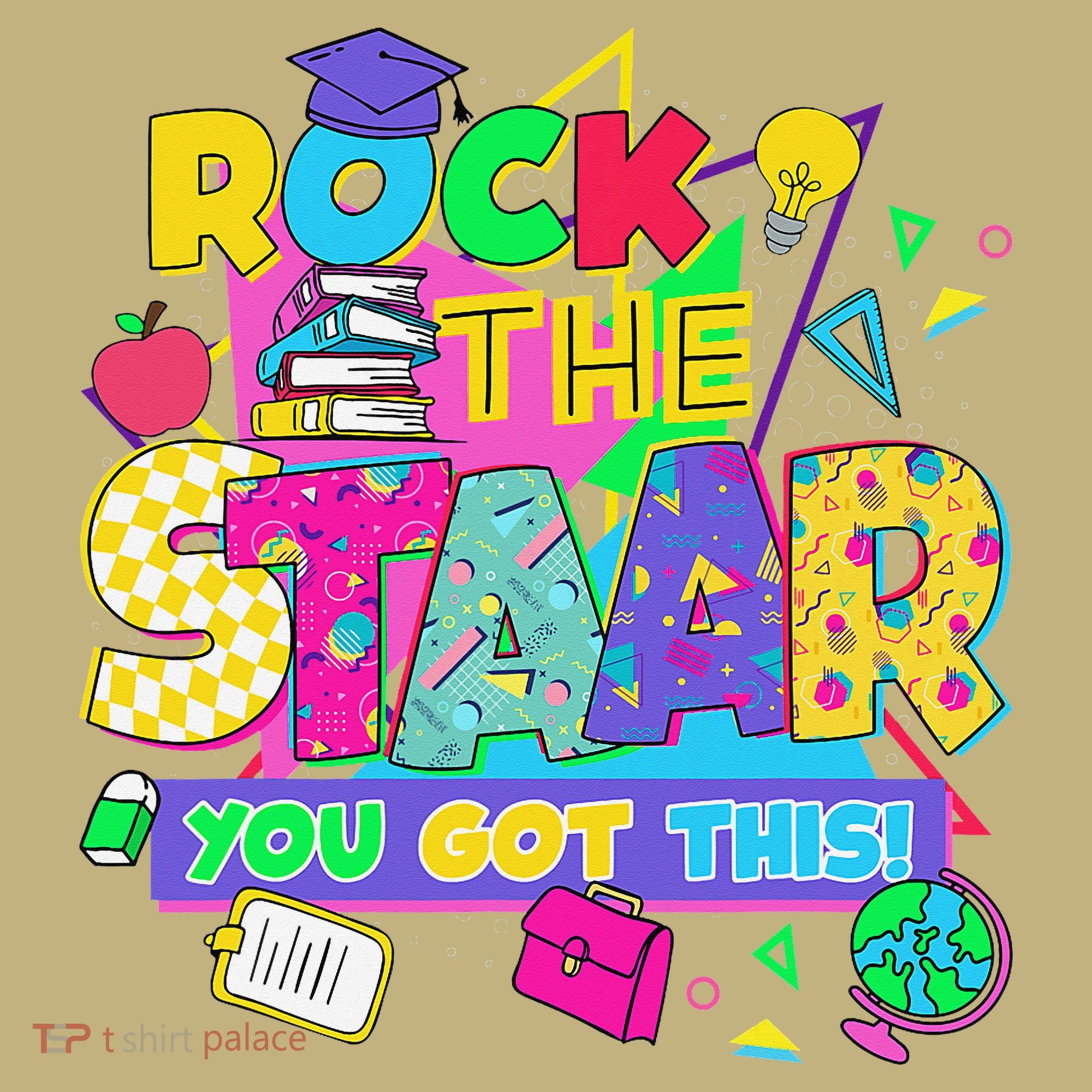 Test Day New- Rock The Test Teacher Testing Day You Got Long Sleeve Shirt