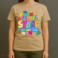Test Day New- Rock The Test Teacher Testing Day You Got T-Shirt thumb 4