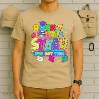 Test Day New- Rock The Test Teacher Testing Day You Got T-Shirt thumb 6