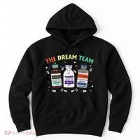 The Dream Nurse Team Retro Groovy Medical Nursing Psych Hoodie thumb 0