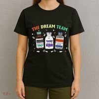 The Dream Nurse Team Retro Groovy Medical Nursing Psych T-Shirt thumb 4