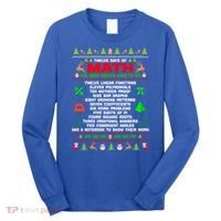 Twelve Days Of Math Teacher Students Ugly Sweater Christmas Gift Long Sleeve Shirt thumb 0
