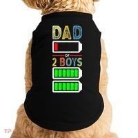 Tired Dad Of 2 Two Boy Low Battery Doggie Tank thumb 0
