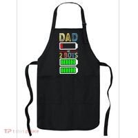 Tired Dad Of 2 Two Boy Low Battery Apron thumb 0