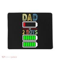 Tired Dad Of 2 Two Boy Low Battery Mousepad thumb 0