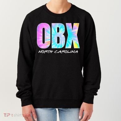 Tie Dye OBX North Carolina Outer Banks Women's Sweatshirt
