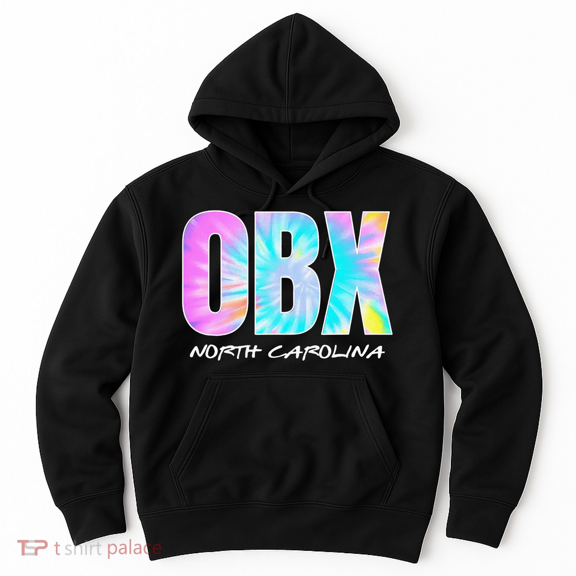 Tie Dye OBX North Carolina Outer Banks Hoodie