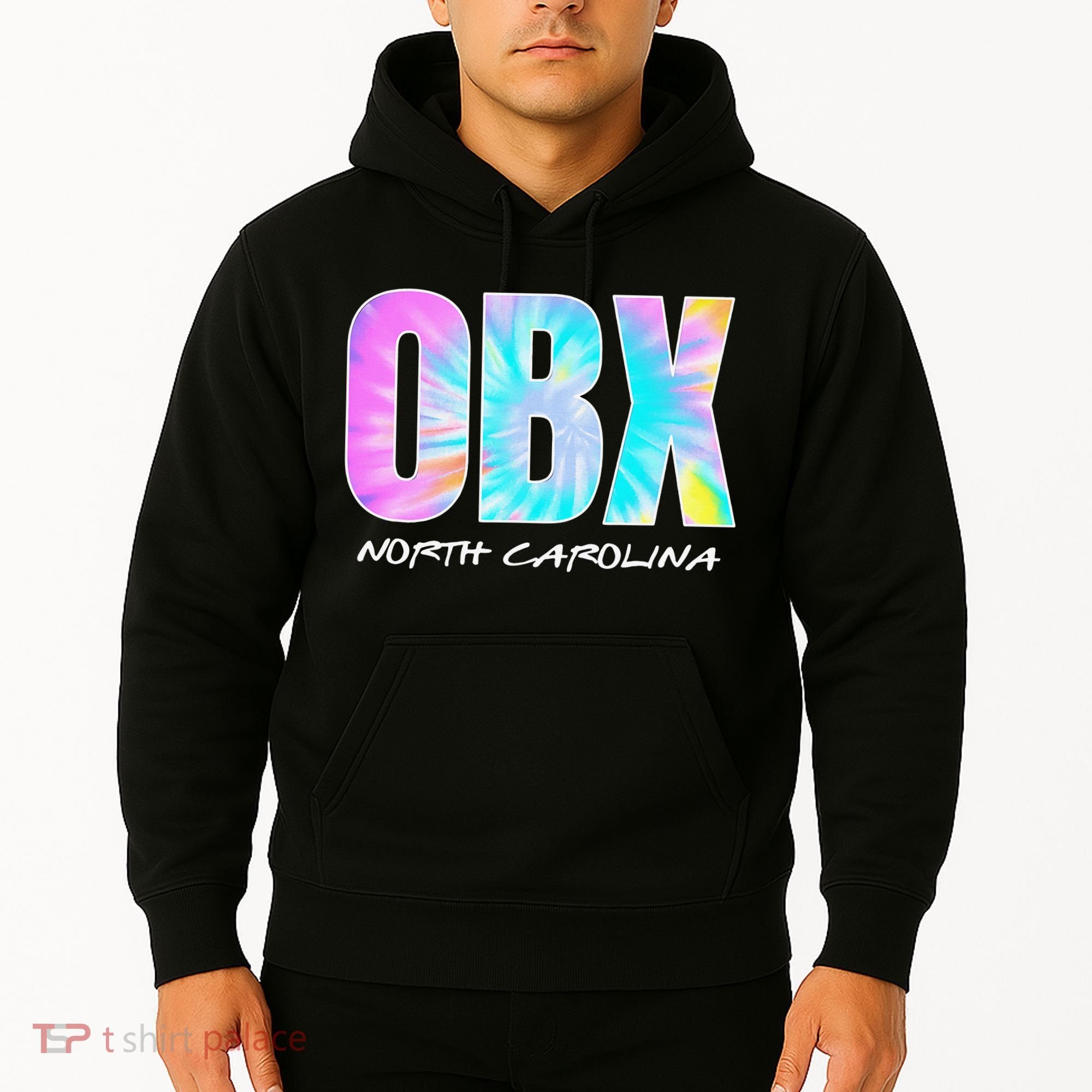 Tie Dye OBX North Carolina Outer Banks Hoodie