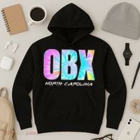 Tie Dye OBX North Carolina Outer Banks Hoodie thumb 3